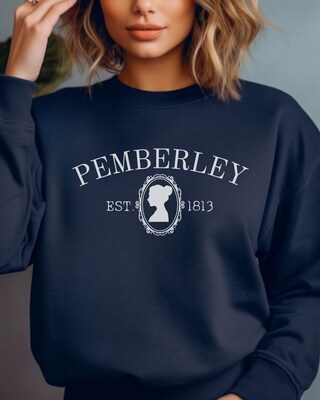 Pride and Prejudice Sweatshirt Jane Austen Sweater, Pemberley Feminist Crewneck Shirt, Literary Gifts, Book Lovers - image8